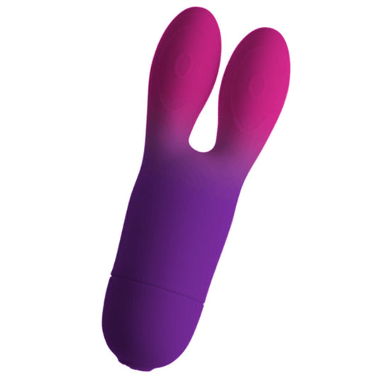 ROCKS- OFF - GLO-GIRL BUNNY PURPLE FLEXIBLE VIBRATOR - NOCTURNA DESIRES