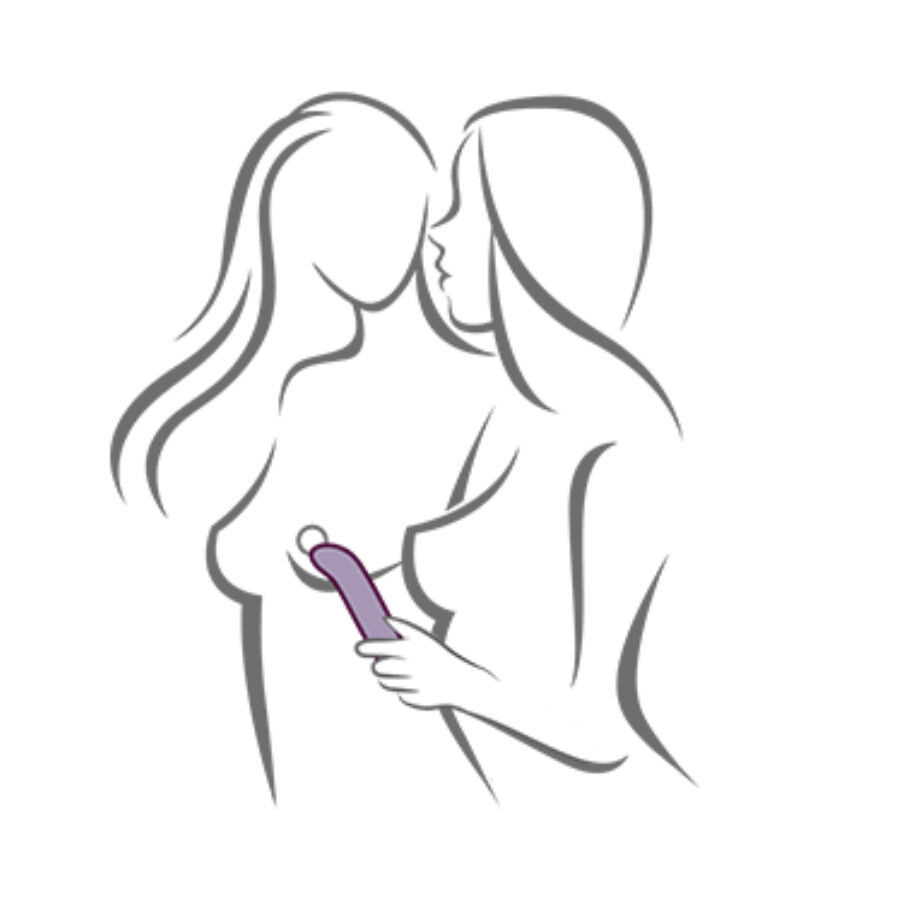 ROCKS- OFF - CHAIAMO G VIBRATOR G-SPOT PURPLE - NOCTURNA DESIRES