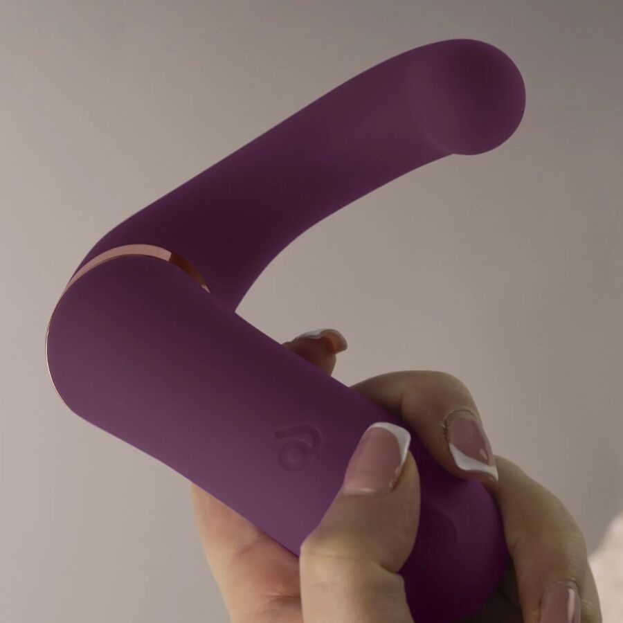 ROCKS-OFF - GEMINI DUAL VIBRATOR G-SPOT CLITORIS STIMULATOR PURPLE - NOCTURNA DESIRES