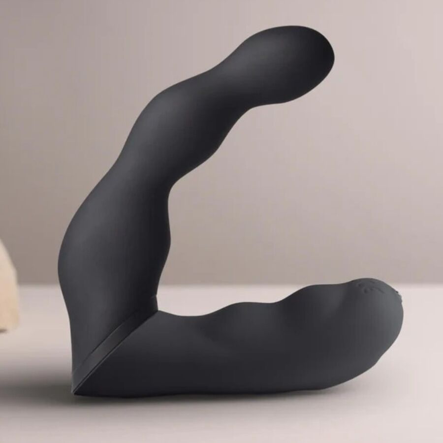 ROCKS-OFF - BLACK PROSTATE AND ANAL VIBRATOR ADAPTER - NOCTURNA DESIRES