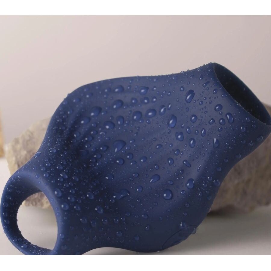 ROCKS- OFF - PALM BLUE FLEXIBLE VIBRATOR MASTURBATOR - NOCTURNA DESIRES