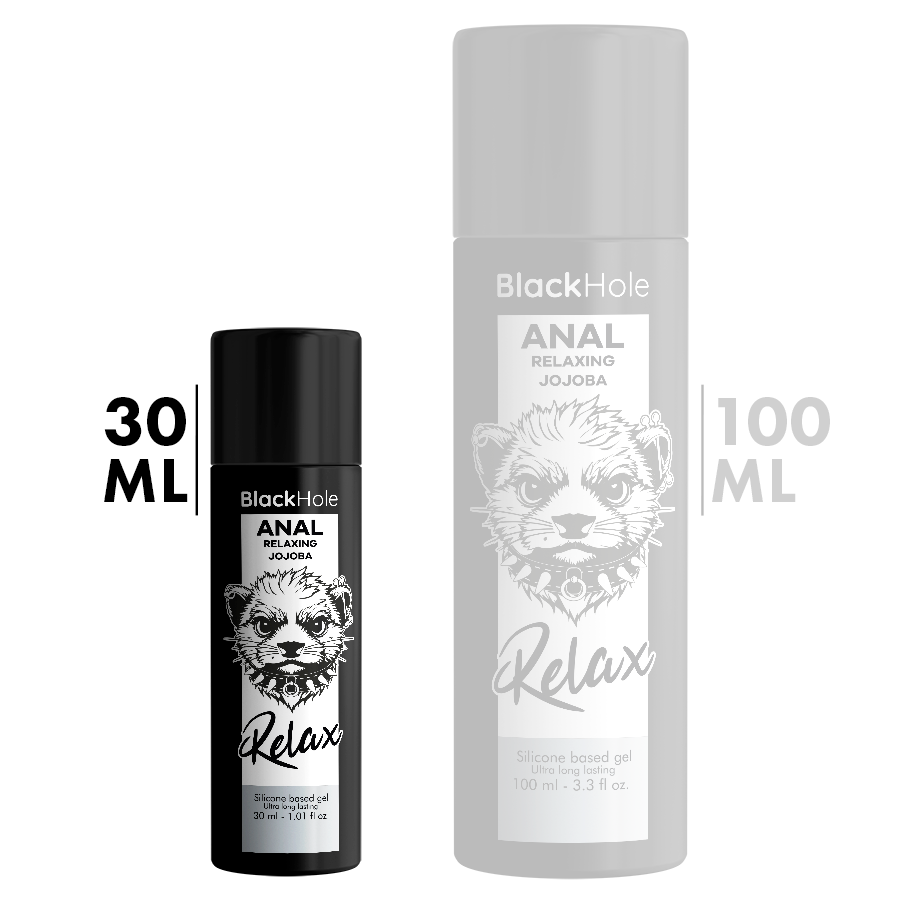 BLACK HOLE - ANAL RELAXING JOJOBA RELAX SILICONE BASE 30 ML - NOCTURNA DESIRES