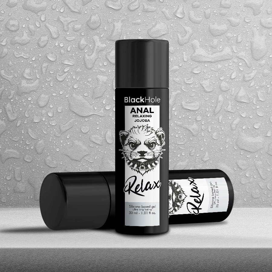 BLACK HOLE - ANAL RELAXING JOJOBA RELAX SILICONE BASE 30 ML - NOCTURNA DESIRES
