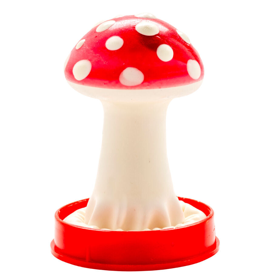 CONDOMERIE - HANDPAINTED NOVELTY CONDOMS TOADSTOOL MODEL 1 - NOCTURNA DESIRES