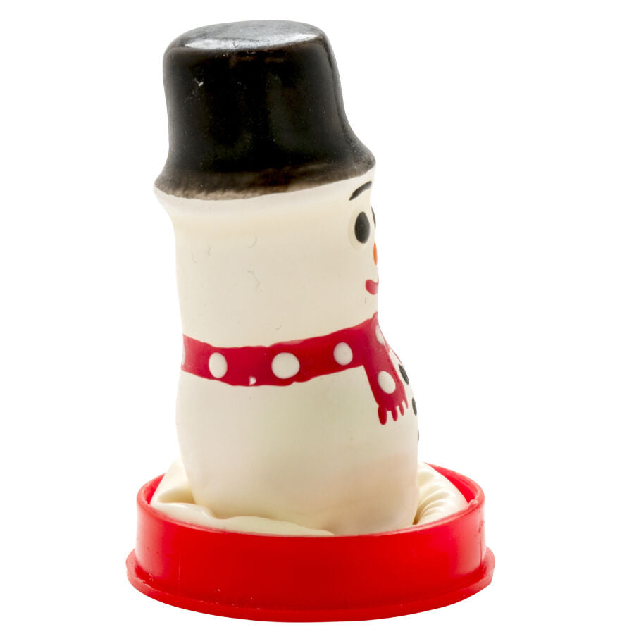 CONDOMERIE - HANDPAINTED NOVELTY CONDOMS SNOWMAN - NOCTURNA DESIRES