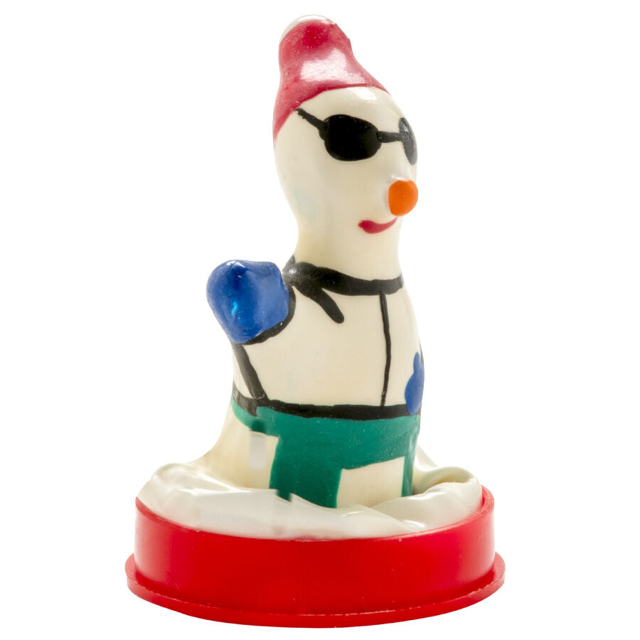 CONDOMERIE - HANDPAINTED NOVELTY CONDOMS SNOWBOARDER XL - NOCTURNA DESIRES