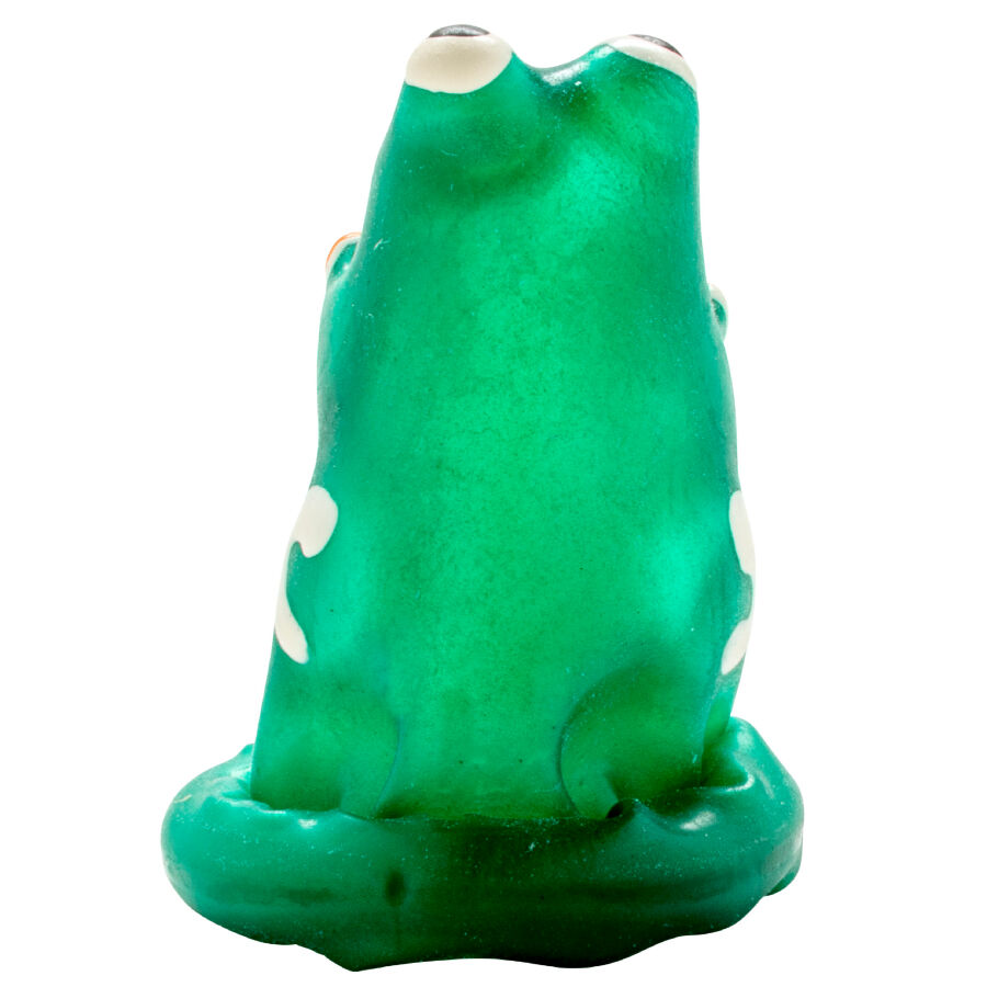 CONDOMERIE - HANDPAINTED NOVELTY CONDOMS FROG MODEL 1 - NOCTURNA DESIRES