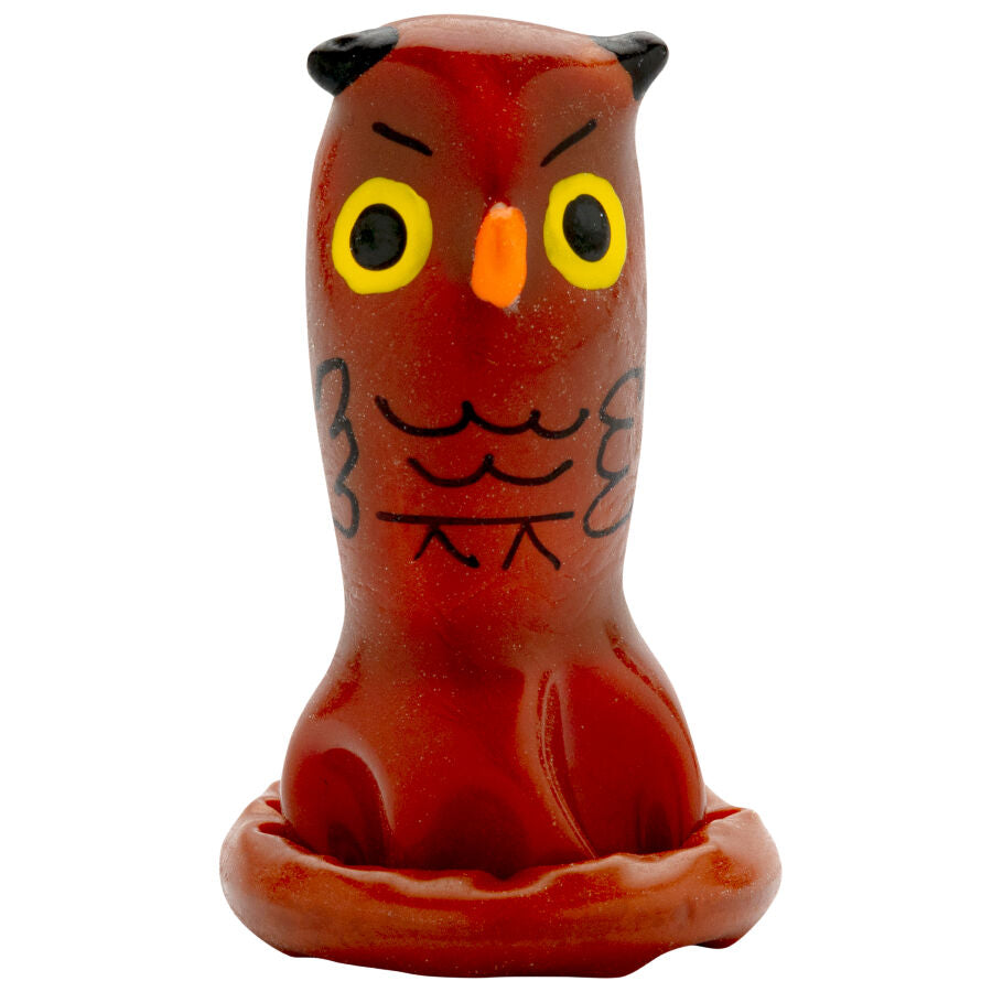 CONDOMERIE - HANDPAINTED NOVELTY CONDOMS OWL - NOCTURNA DESIRES