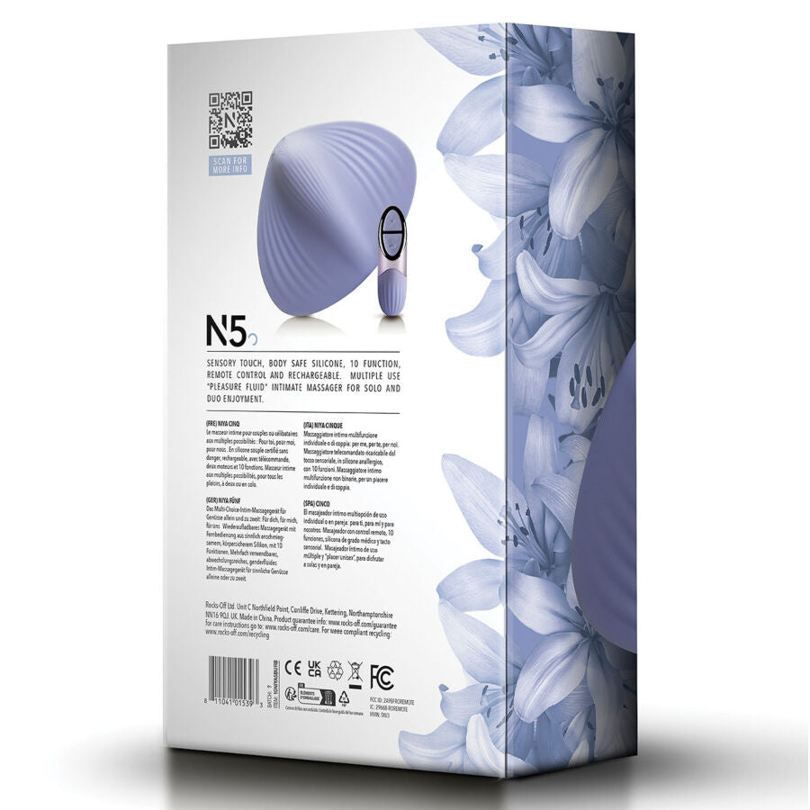 NIYA - N5 MULTI-USE INTIMATE MASSAGER WITH REMOTE CONTROL - NOCTURNA DESIRES