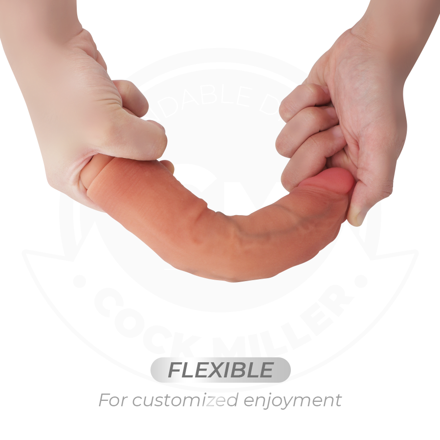 COCK MILLER - REALISTIC DILDO WITH SUCTION CUP AND REMOTE CONTROL VIBRATION 19.5 CM - NOCTURNA DESIRES