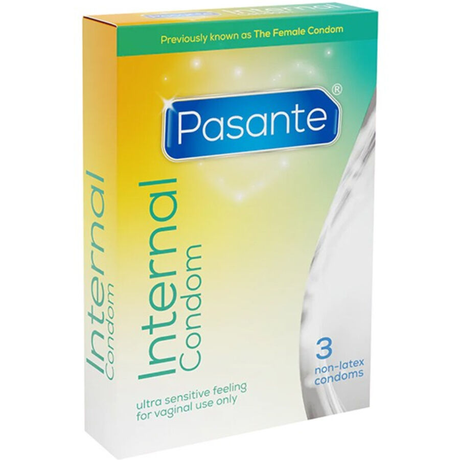 PASANTE - INTERNAL CONDOM NON-LATEX 3 UNITS - NOCTURNA DESIRES