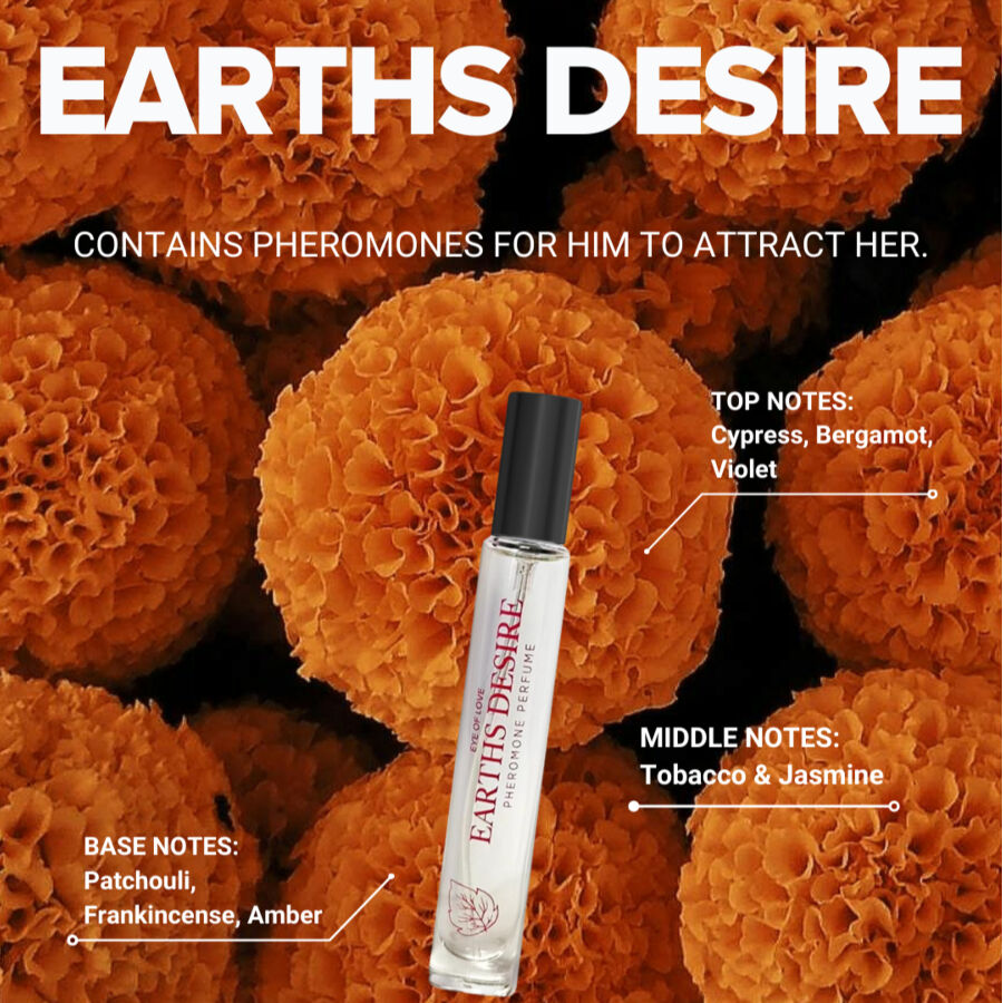 EYE OF LOVE - BLOOM MALE SATIVA PARFUM EARTHS DESIRE 10 ML - NOCTURNA DESIRES
