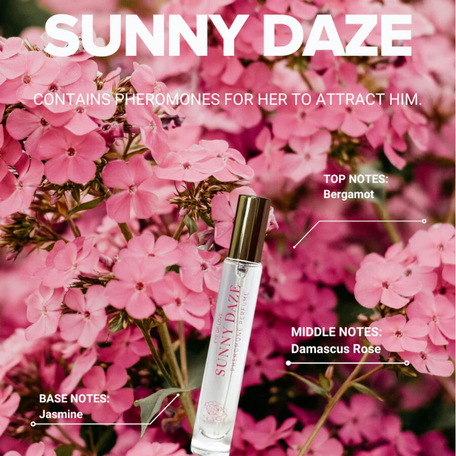 EYE OF LOVE - BLOOM FEMALE SATIVA PARFUM SUNNY DAZE 10 ML - NOCTURNA DESIRES