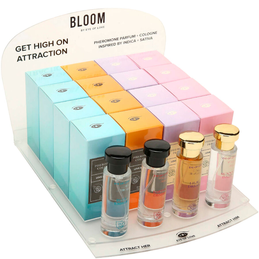 EYE OF LOVE - BLOOM DISPLAY 4X6 PERFUMES 10 ML - NOCTURNA DESIRES