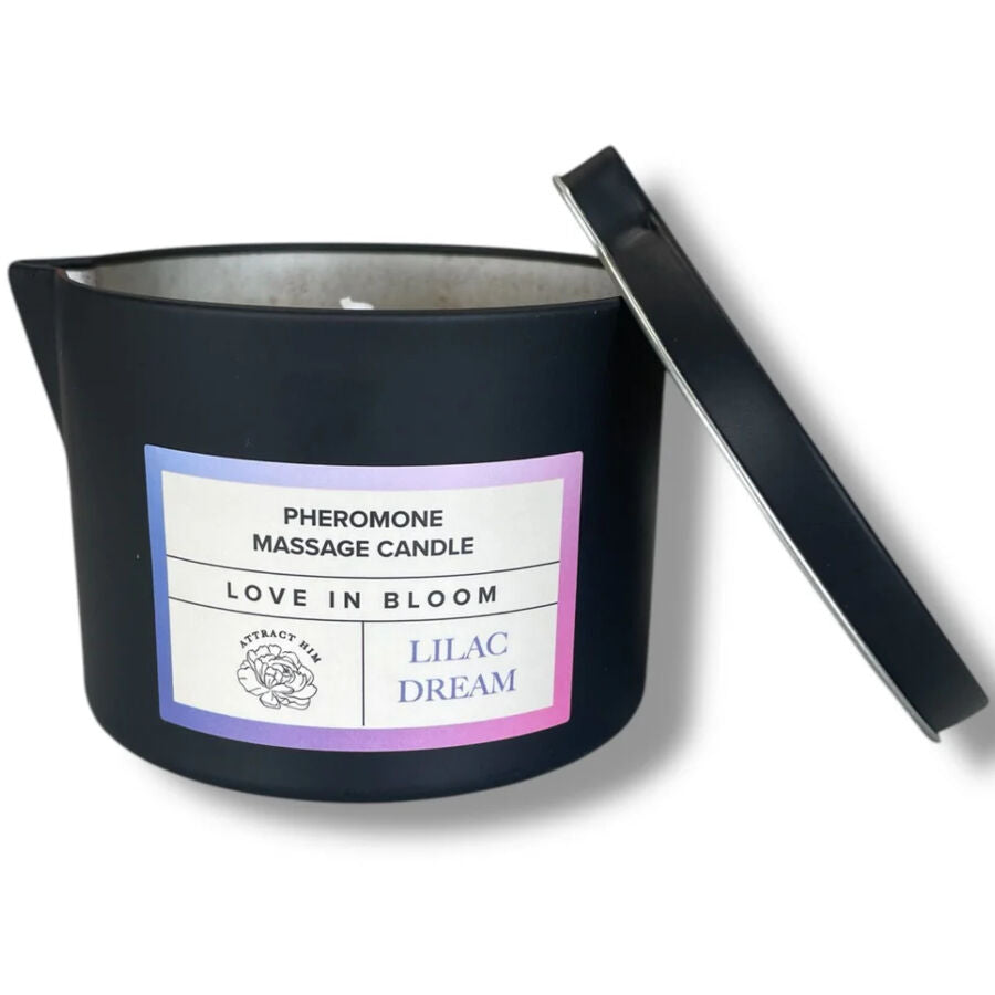 EYE OF LOVE - BLOOM MASSAGE CANDLE INDICA LILAC DREAM 150 ML - NOCTURNA DESIRES