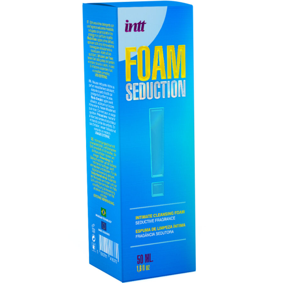 INTT RELEASES - FOAM SEDUCTION INTIMATE CLEANSING FOAM 50 ML - NOCTURNA DESIRES