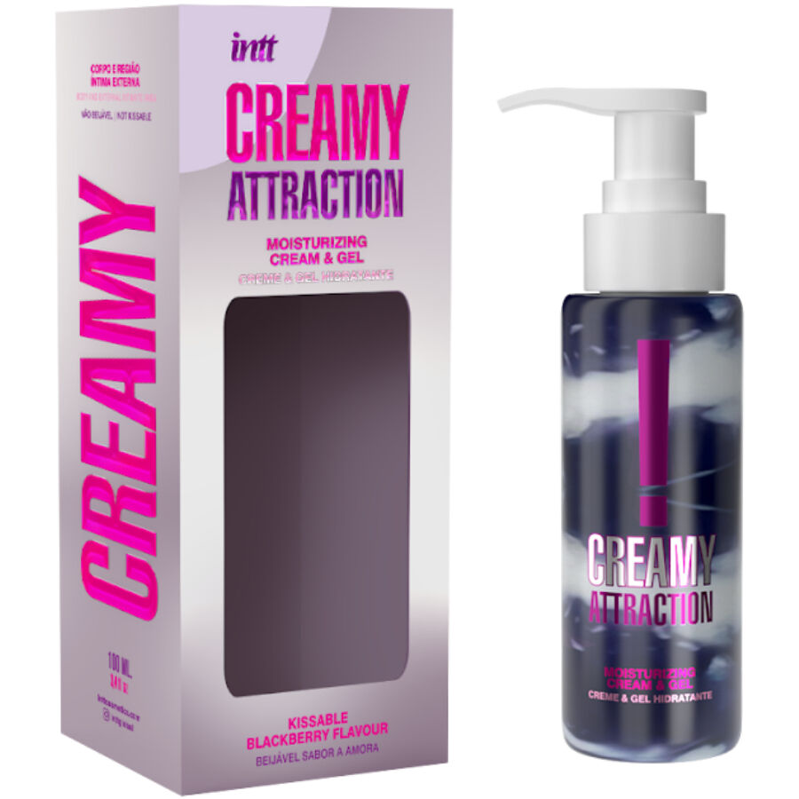 INTT RELEASES - KISSABLE BLACKBERRY FLAVOR CREAM AND GEL 100 ML - NOCTURNA DESIRES