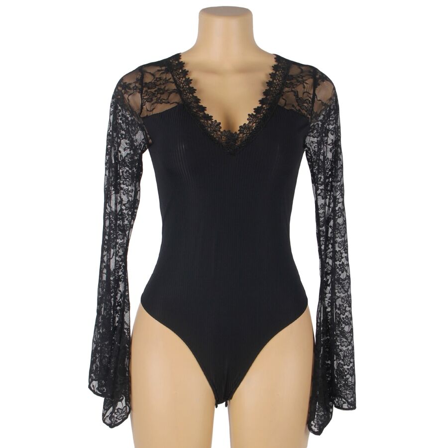 SUBBLIME - TEDDY FLORAL PATTERN LONG SLEEVE L/XL SUBBLIME BODIES  NOCTURNA DESIRES
