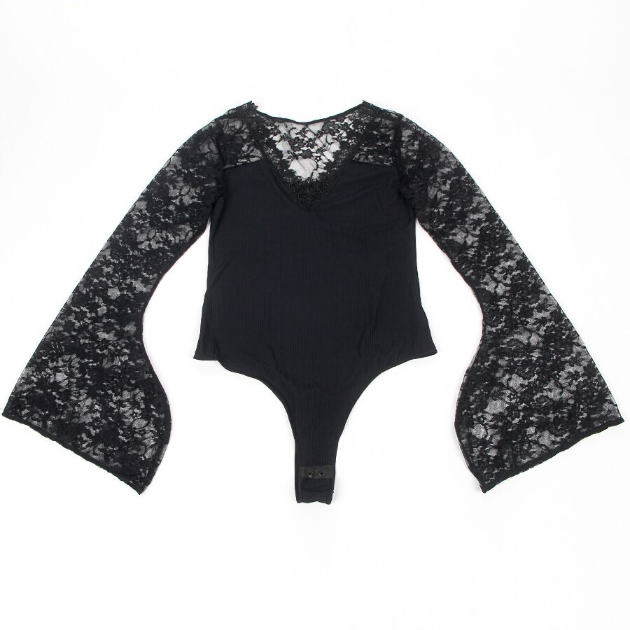 SUBBLIME - TEDDY FLORAL PATTERN LONG SLEEVE L/XL SUBBLIME BODIES  NOCTURNA DESIRES