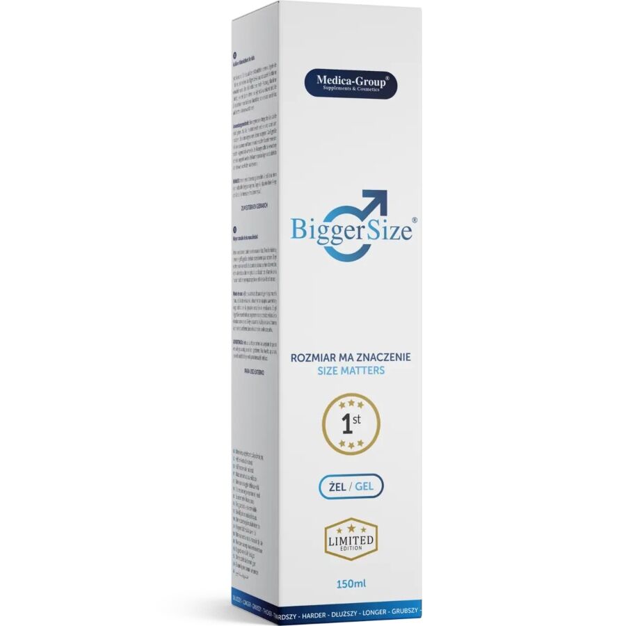 MEDICA GROUP - BIGGER SIZE INTIMATE GEL FOR MEN 150 ML - NOCTURNA DESIRES