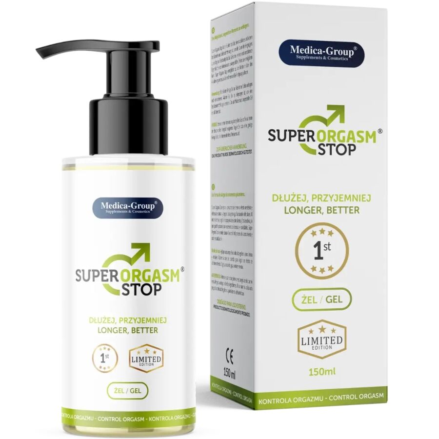 MEDICA GROUP - SUPER ORGASM STOP INTIMATE GEL FOR MEN 150 ML - NOCTURNA DESIRES