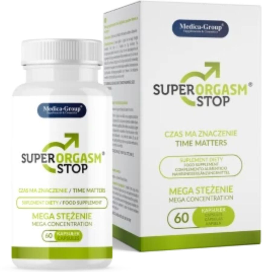 MEDICA GROUP - SUPER ORGASM STOP DELAY FOR MEN 60 CAPSULES - NOCTURNA DESIRES