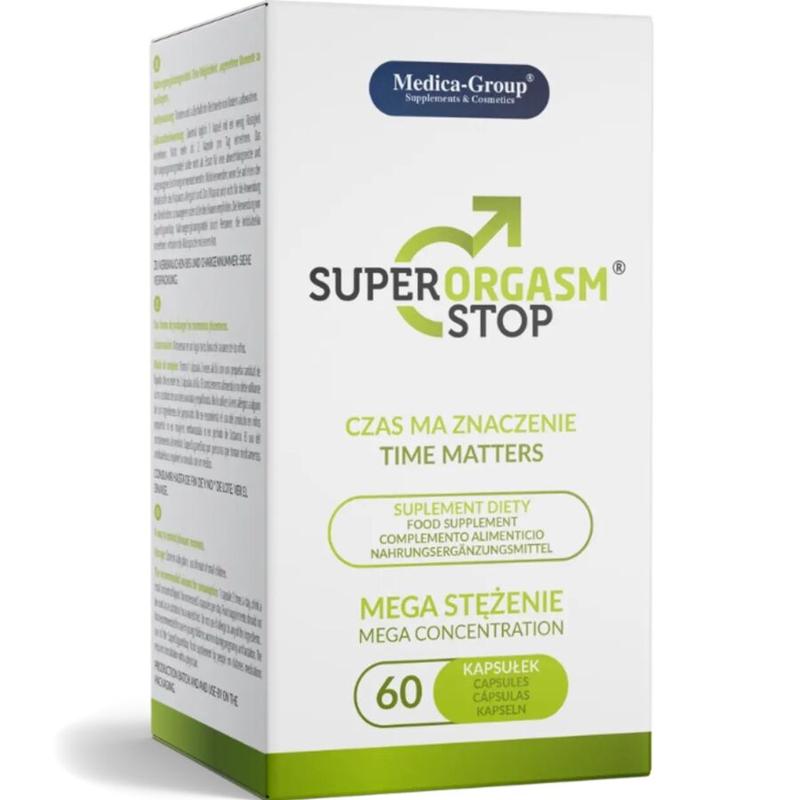 MEDICA GROUP - SUPER ORGASM STOP DELAY FOR MEN 60 CAPSULES - NOCTURNA DESIRES