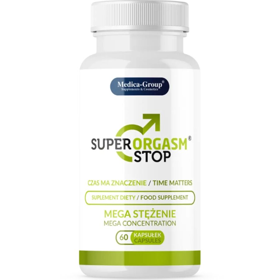 MEDICA GROUP - SUPER ORGASM STOP DELAY FOR MEN 60 CAPSULES - NOCTURNA DESIRES