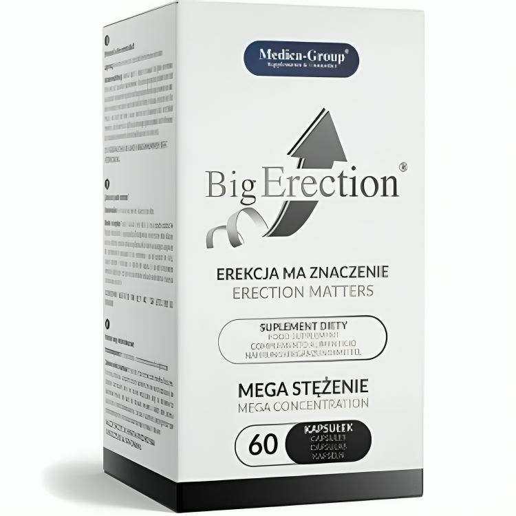 MEDICA GROUP - BIG ERECTION ENHANCER FOR MEN 60 CAPSULES - NOCTURNA DESIRES