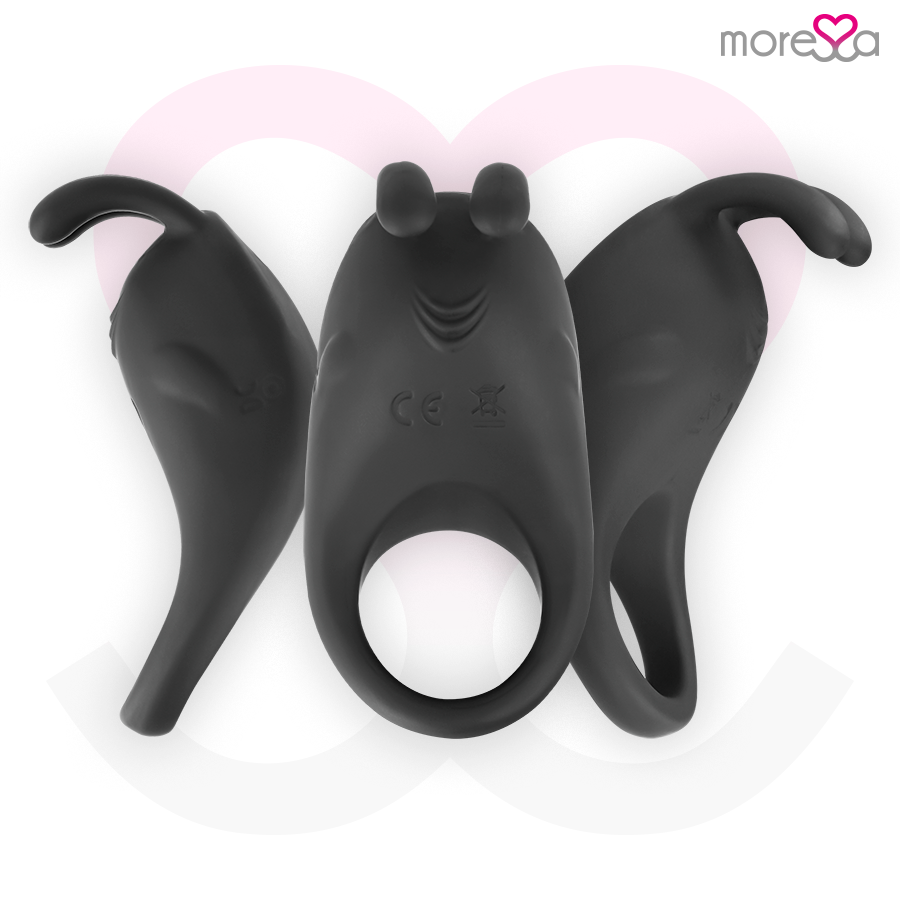 MORESSA - BRAD PREMIUM SILICONE RECHARGEABLE BLACK - NOCTURNA DESIRES