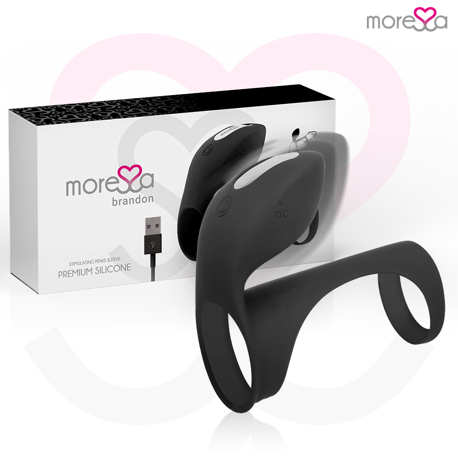 MORESSA - BRANDON VIBRATOR RING WITH COVER - NOCTURNA DESIRES