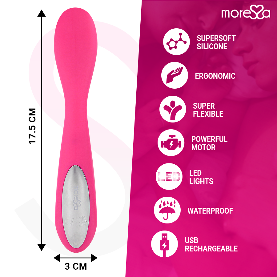 MORESSA - DRUSO PREMIUM SILICONE RECHARGEABLE - NOCTURNA DESIRES