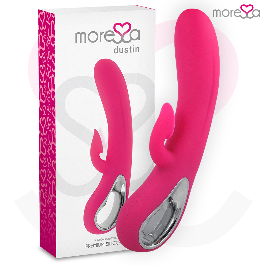 MORESSA - DUSTIN CLITORAL SUCTION AND POWERFUL VIBRATION PREMIUM SILICONE RECHARGEABLE - NOCTURNA DESIRES