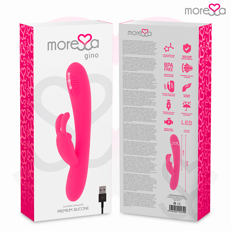 MORESSA - GINO PREMIUM SILICONE RECHARGEABLE - NOCTURNA DESIRES
