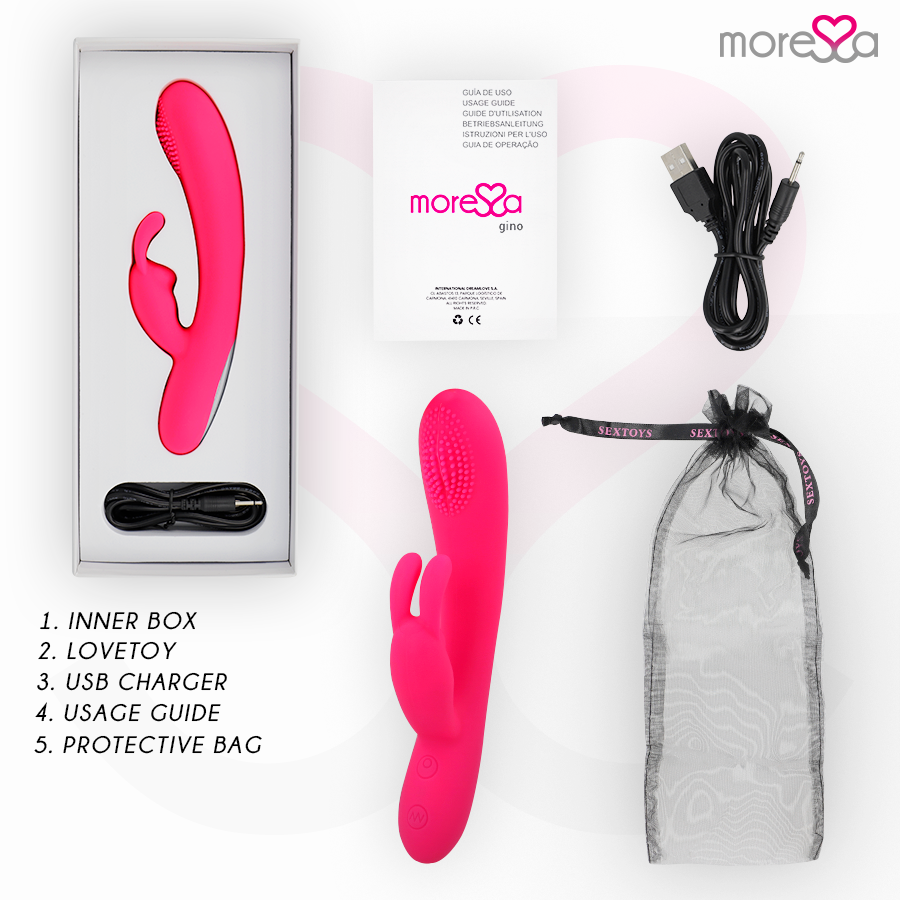 MORESSA - GINO PREMIUM SILICONE RECHARGEABLE - NOCTURNA DESIRES