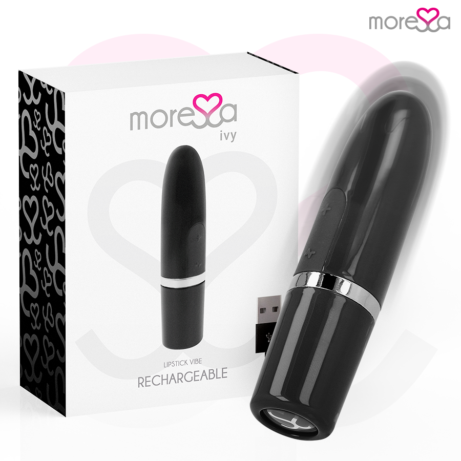 MORESSA - IVY VIBRATOR STIMULATOR TRAVEL BLACK - NOCTURNA DESIRES