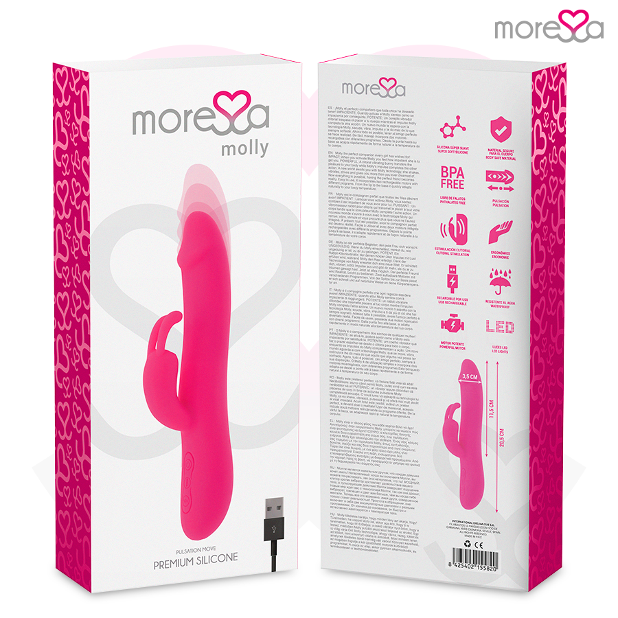 MORESSA - MOLLY PREMIUM SILICONE RECHARGEABLE - NOCTURNA DESIRES