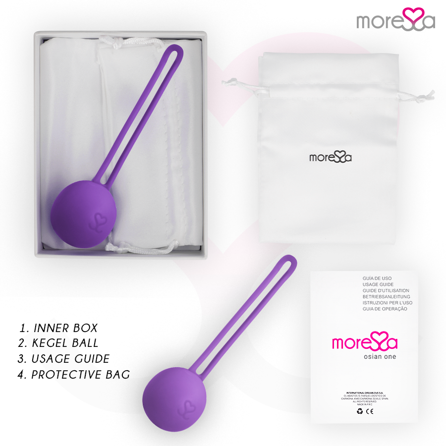 MORESSA - OSIAN ONE PREMIUM LILAC SILICONE - NOCTURNA DESIRES