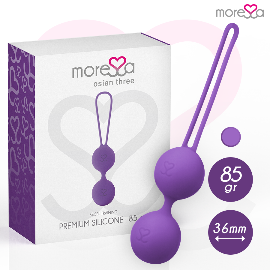 MORESSA - OSIAN THREE PREMIUM LILAC SILICONE - NOCTURNA DESIRES