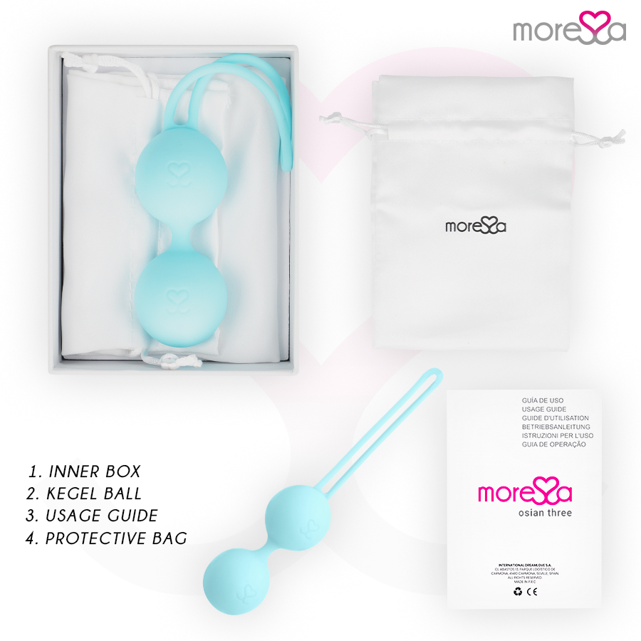 MORESSA - OSIAN THREE PREMIUM TURQUOISE SILICONE - NOCTURNA DESIRES