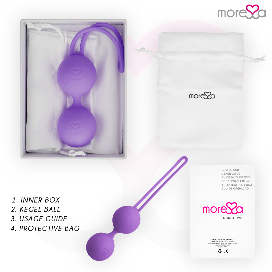 MORESSA - OSIAN TWO PREMIUM LILAC SILICONE - NOCTURNA DESIRES