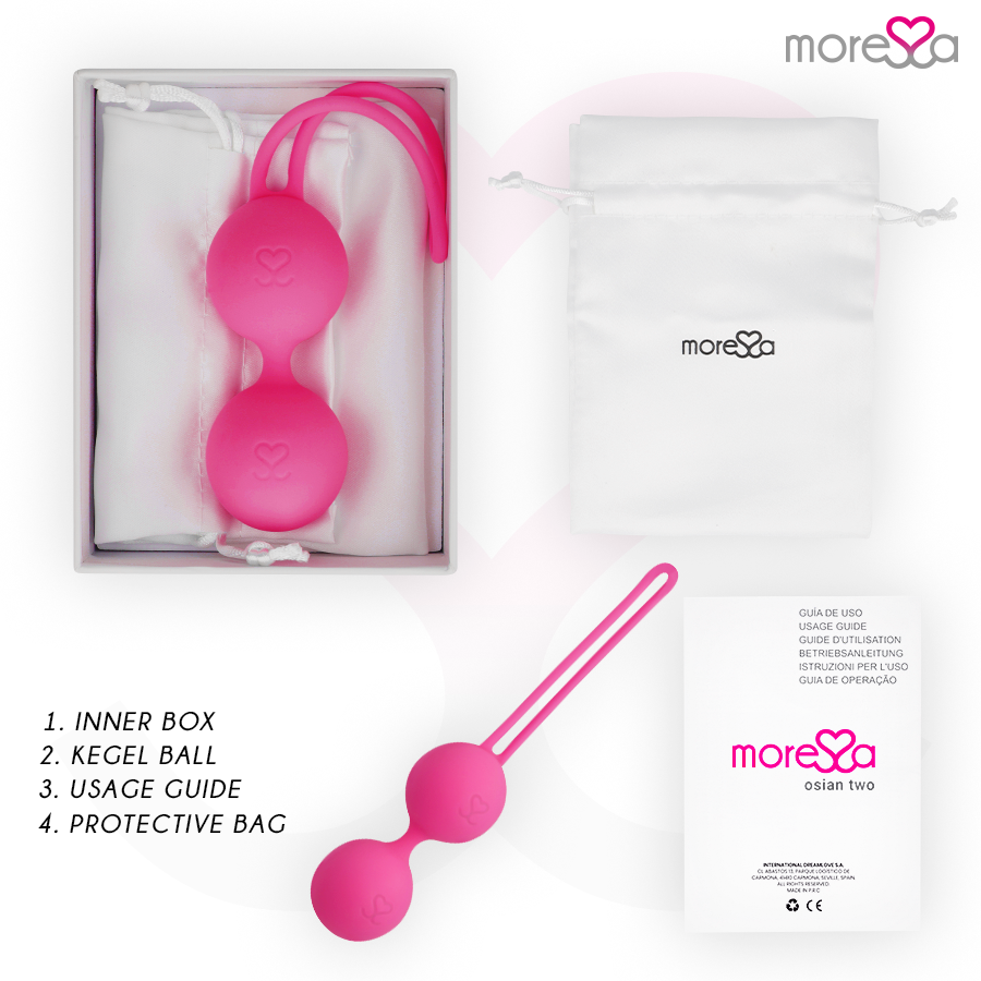 MORESSA - OSIAN TWO PREMIUM SILICONE PINK - NOCTURNA DESIRES