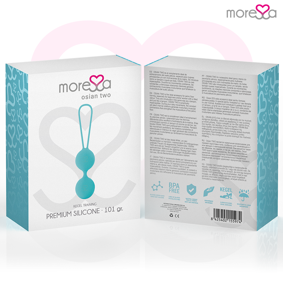 MORESSA - OSIAN TWO PREMIUM TURQUOISE SILICONE - NOCTURNA DESIRES