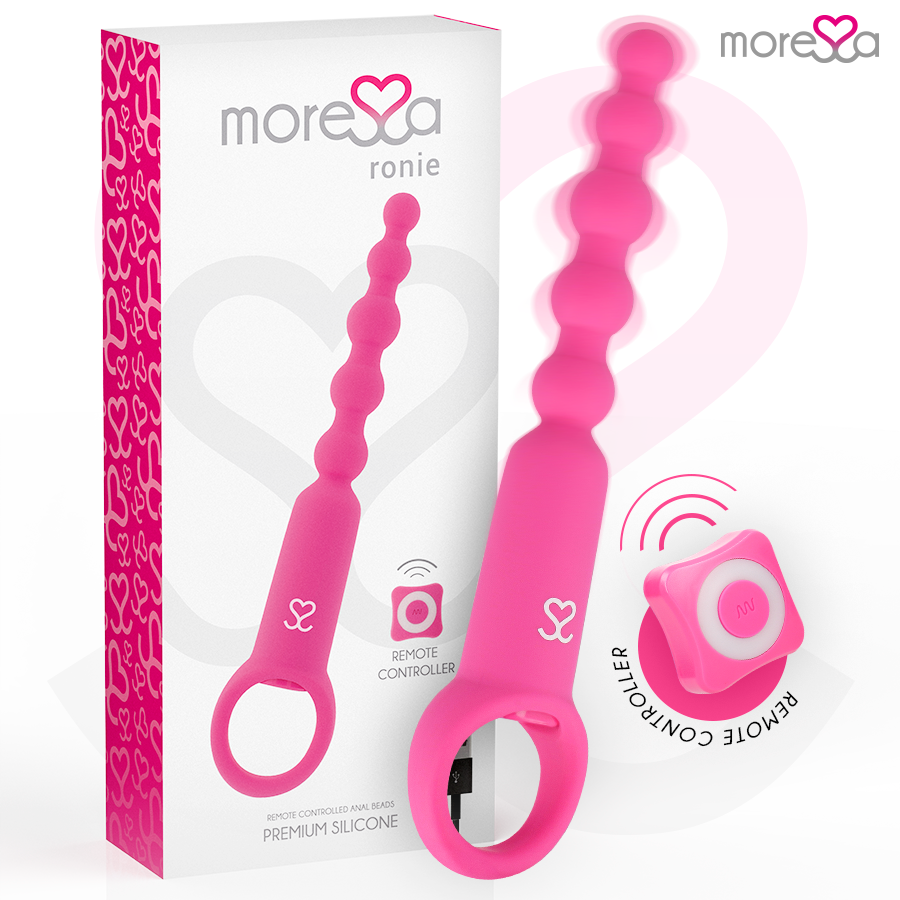 MORESSA - RONIE REMOTE CONTROL ANAL PLEASURE PINK - NOCTURNA DESIRES