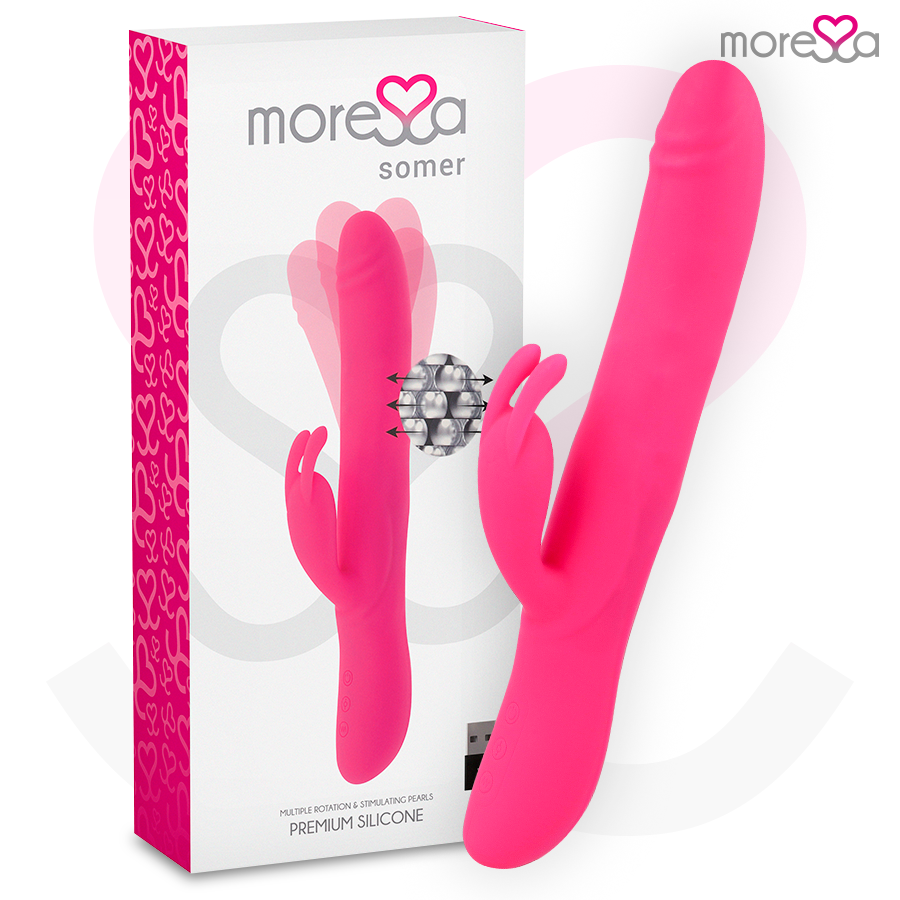 MORESSA - SOMER PREMIUM VIBRATOR WITH MULTIPLE ROTATION - NOCTURNA DESIRES