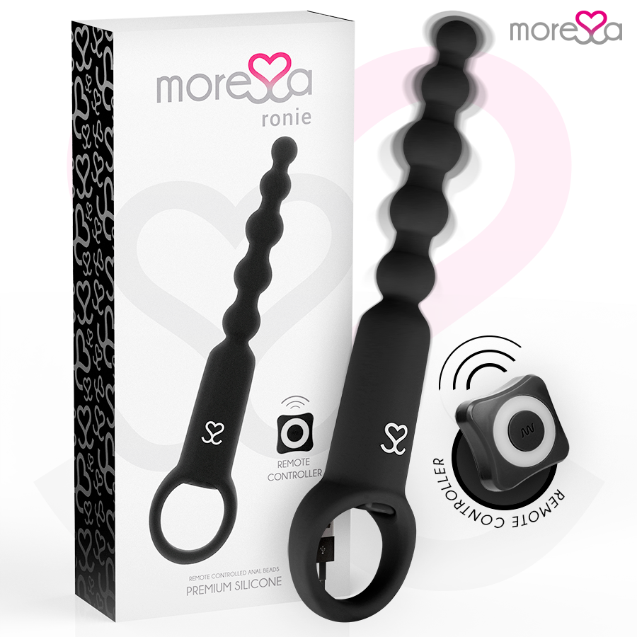 MORESSA - RONIE REMOTE CONTROL BLACK ANAL PLEASURE - NOCTURNA DESIRES