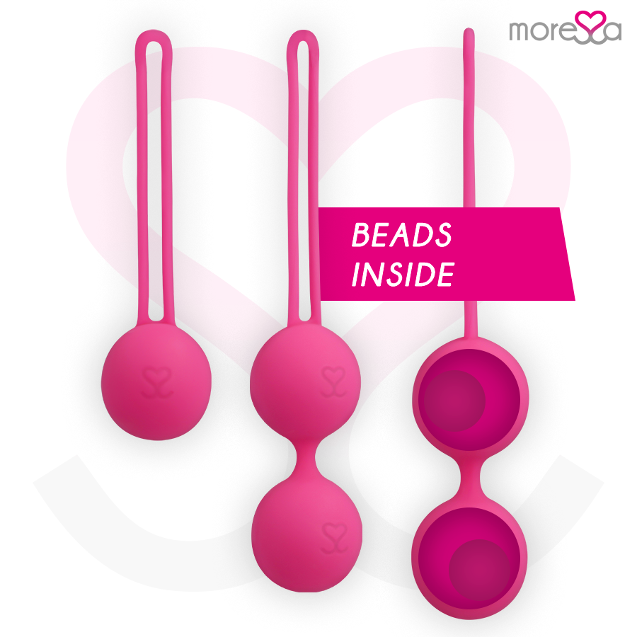 MORESSA - OSIAN SET PREMIUM SILICONE PINK (Osian One - 51 g | Osian Two - 101 g | Osian Three 85 g) - NOCTURNA DESIRES