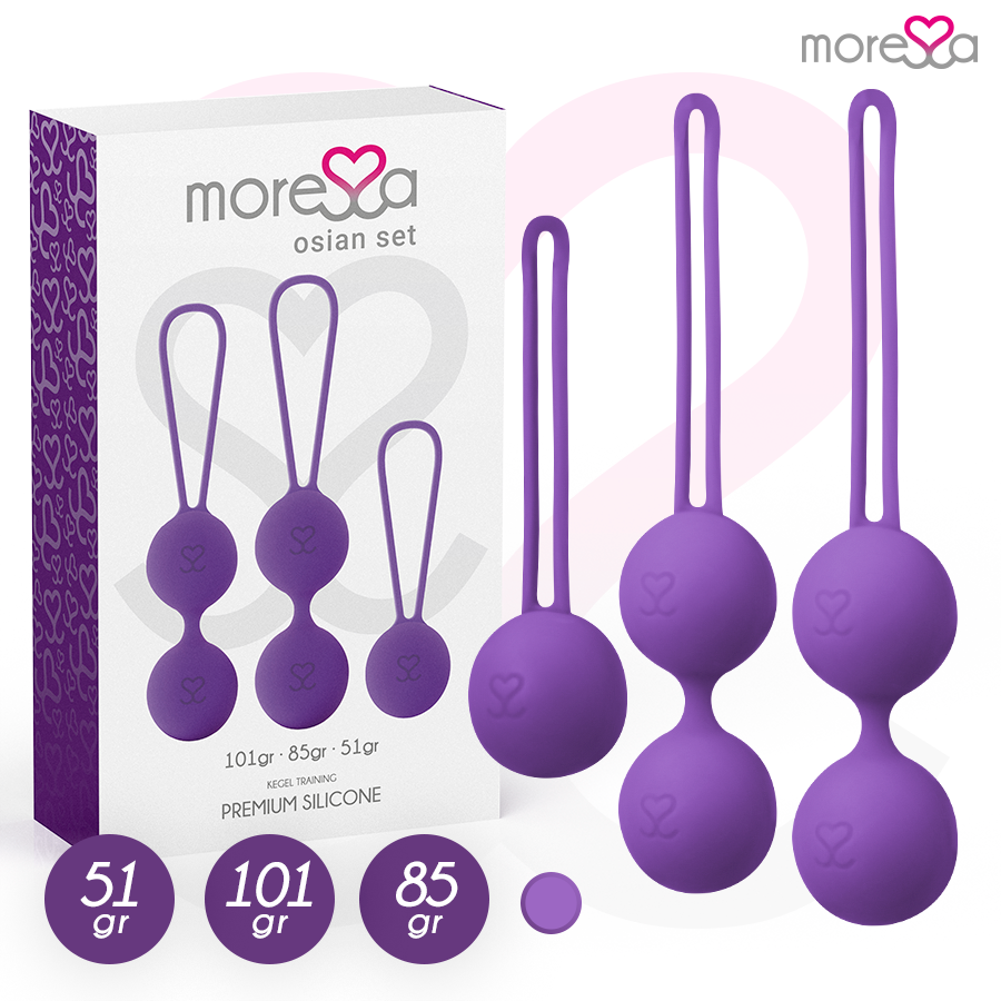MORESSA - OSIAN SET PREMIUM LILAC SILICONE - NOCTURNA DESIRES
