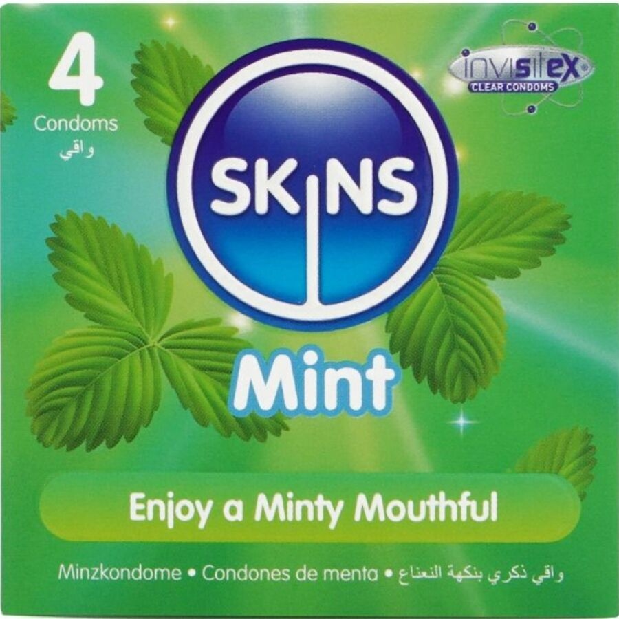 SKINS - MINT PREMIUM CONDOMS PACK 4 - NOCTURNA DESIRES