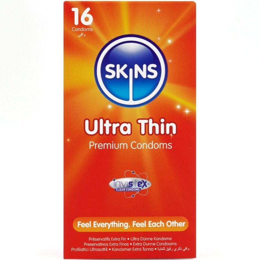SKINS - ULTRA THIN PREMIUM CONDOMS PACK 16 - NOCTURNA DESIRES